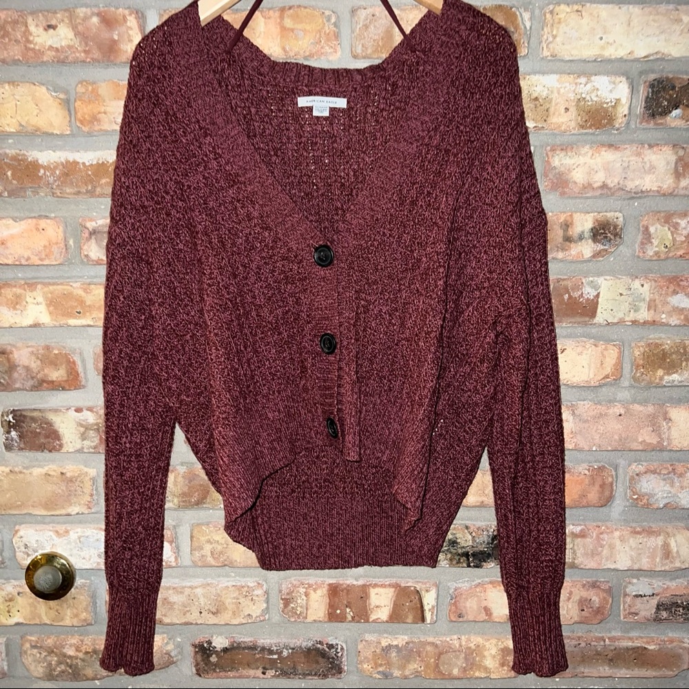 American Eagle off-the-shoulder cardigan